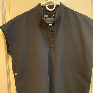 Figs Rafaela black XXS shirt